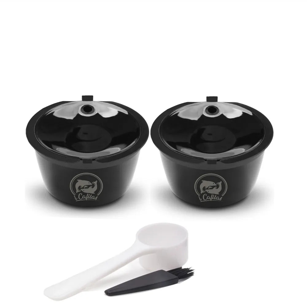 iCafilas for Dolce Gusto Reusable Crema Coffee Capsule Cappuccino Filters Compatible With Nescafe Dolci Gusto Machine