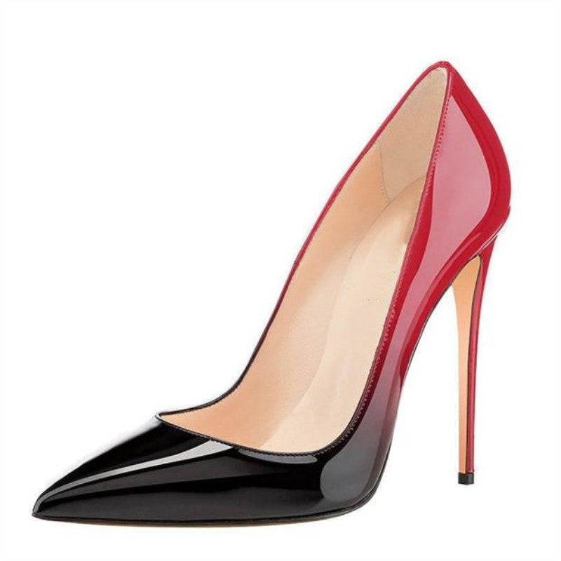 Classic Pointed Toe Stiletto Heel Pumps Women 12 Cm High Heels