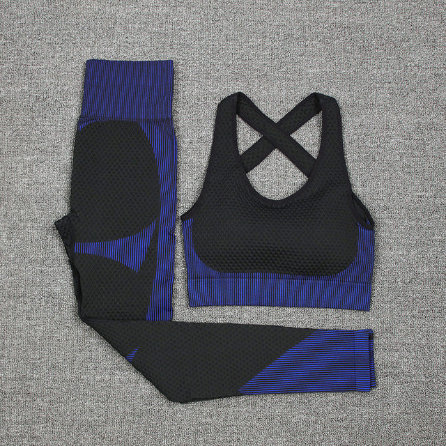Women Activewear 3 Piece Crop Top Fitness Leggings Workout Bra Sports Jacket With Zipper Fitness Yoga Wear Sets for Ladies