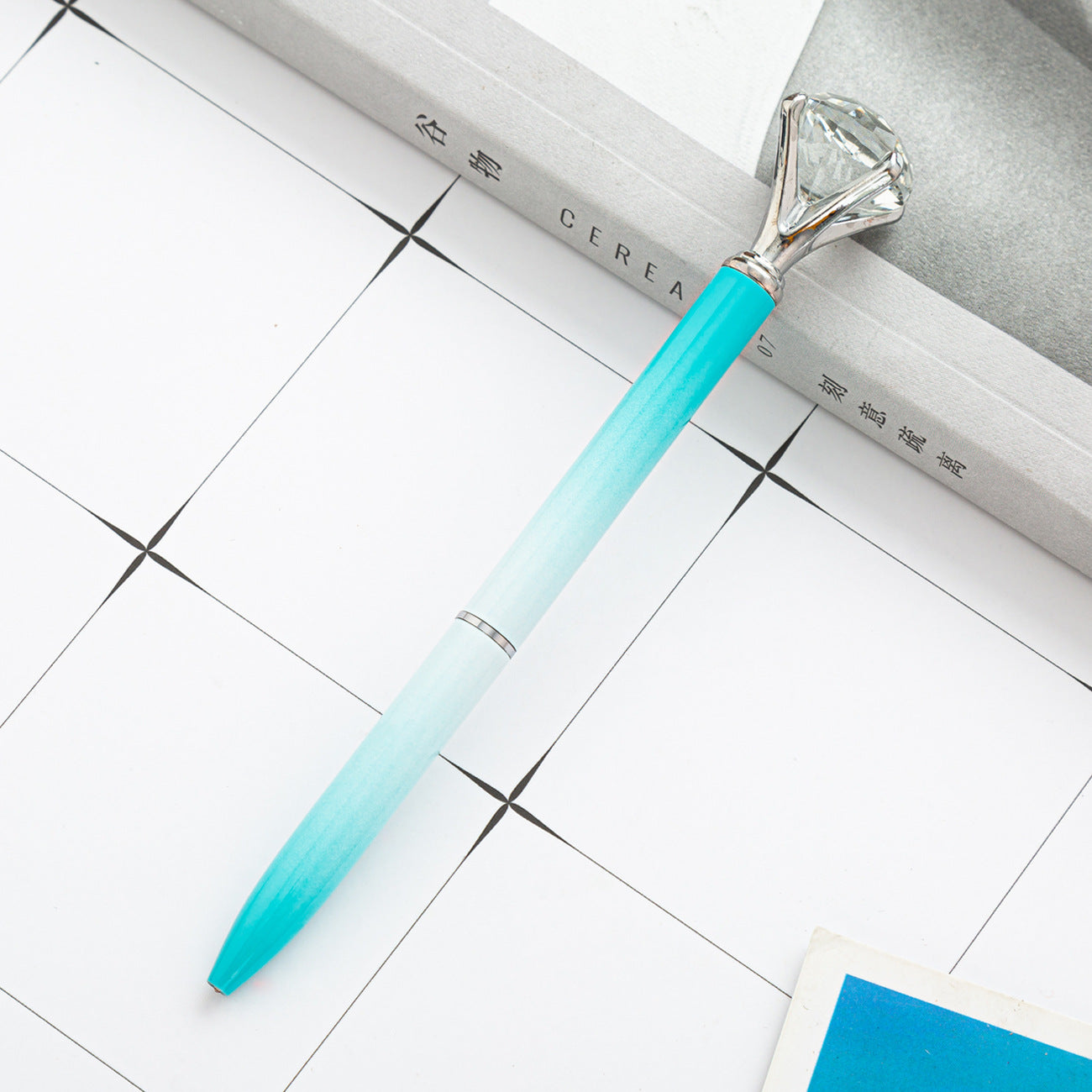 Hot Sell Stock Promotional Pen Personalized Ball Pen Diamond Crystal Metal Ballpoint Pen for Gift