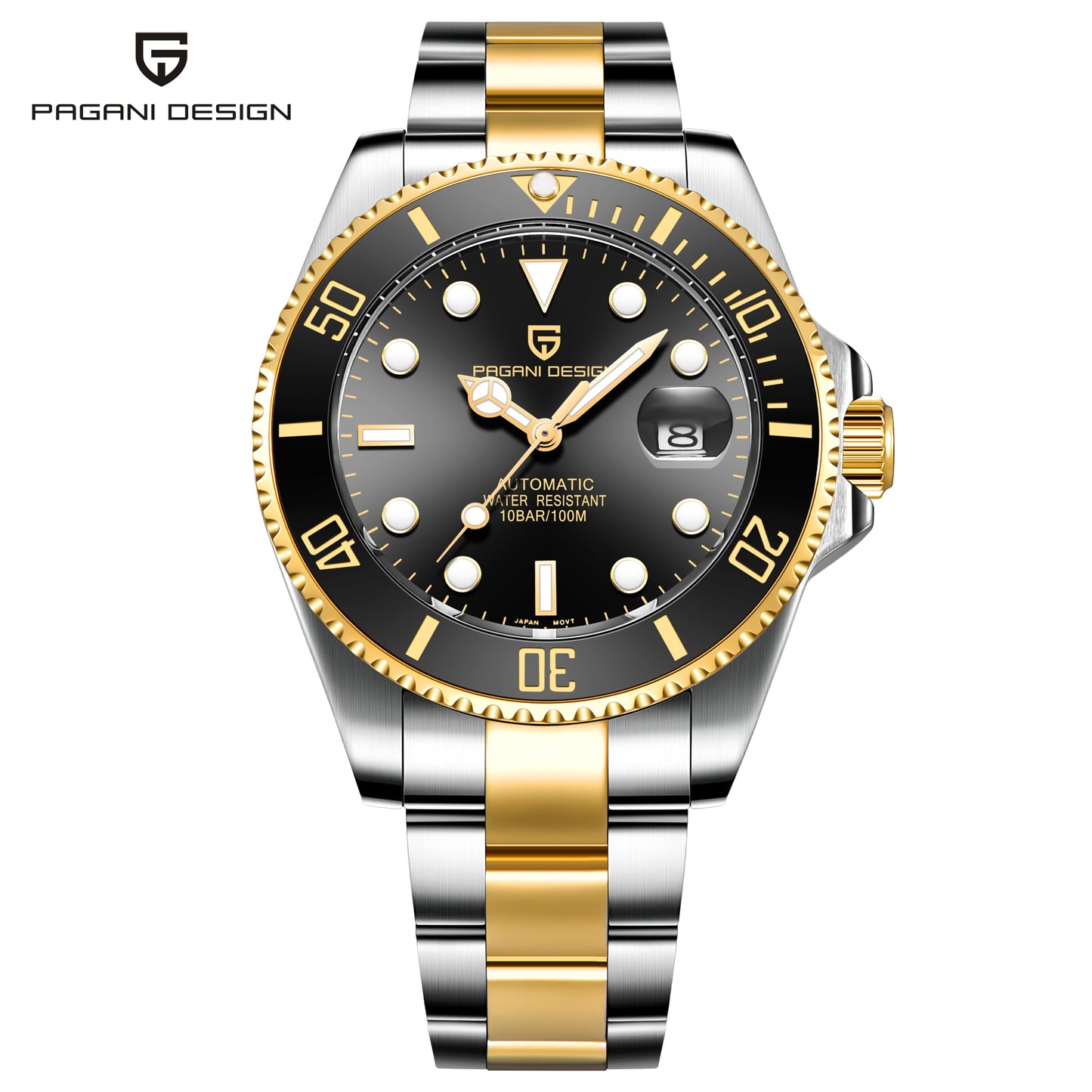 Pagani Design 1639 Automatic Movement 8215 Custom Logo Men's Wrist Watches Luxury Brand Men Mechanical Watch