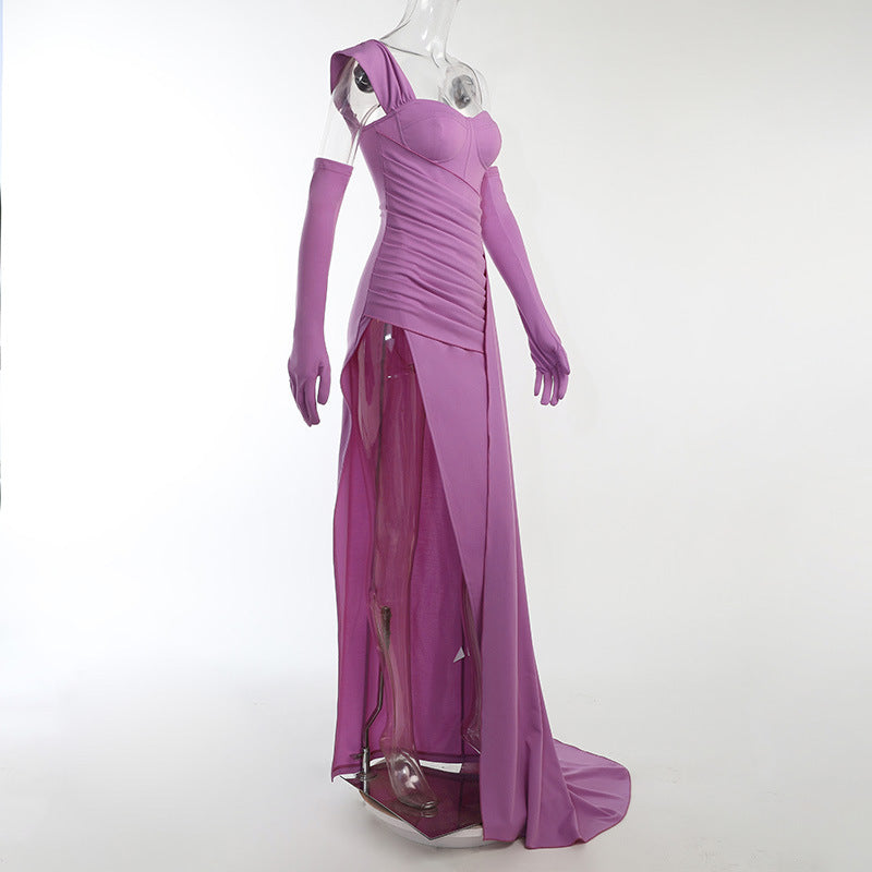 2022 Fashion Party Dress Women Clothes Women Asymmetry Cocktail Dresses Elegant Sexy Night Club Dresses