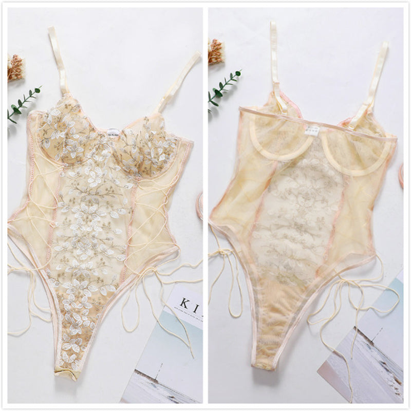 Women's Sleepwear Onsies Adults Sexy Lingerie Sexy Sleepwear Onesie Pajamas for Wo