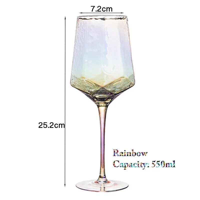 Gold, Hammered, Champagne Glasses, Wine Glasses, Goblet-Champagne Glass