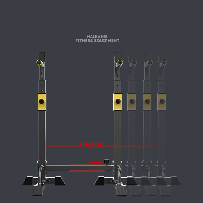 Professional Multi Gym Fitness Equipment Commercial Power Rack Gym Half Squat Power Rack