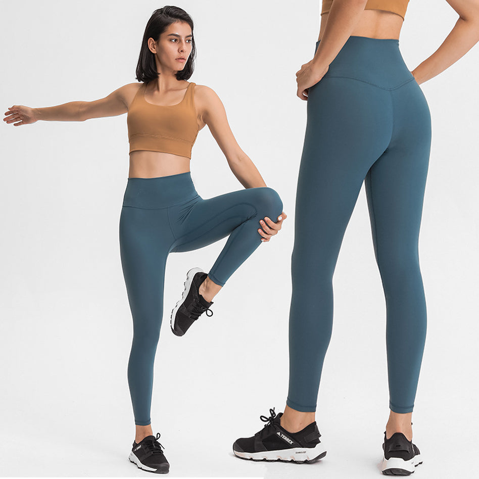 HIGH QUALITY! Arrival Lulu Lemon Align Fabric High Waist Nylon Spandex Material Yoga Fitness Leggings Plus Size New Solid Colors