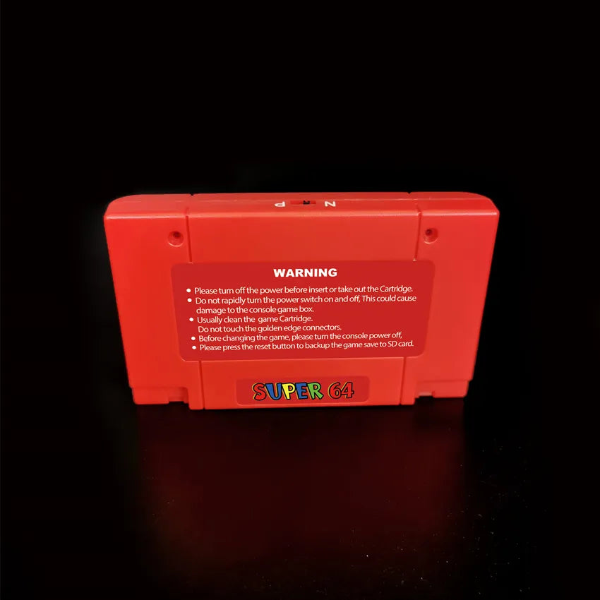 New Super 64 Retro Game Card 340 in 1 Game Cartridge for N64 Video Game Console