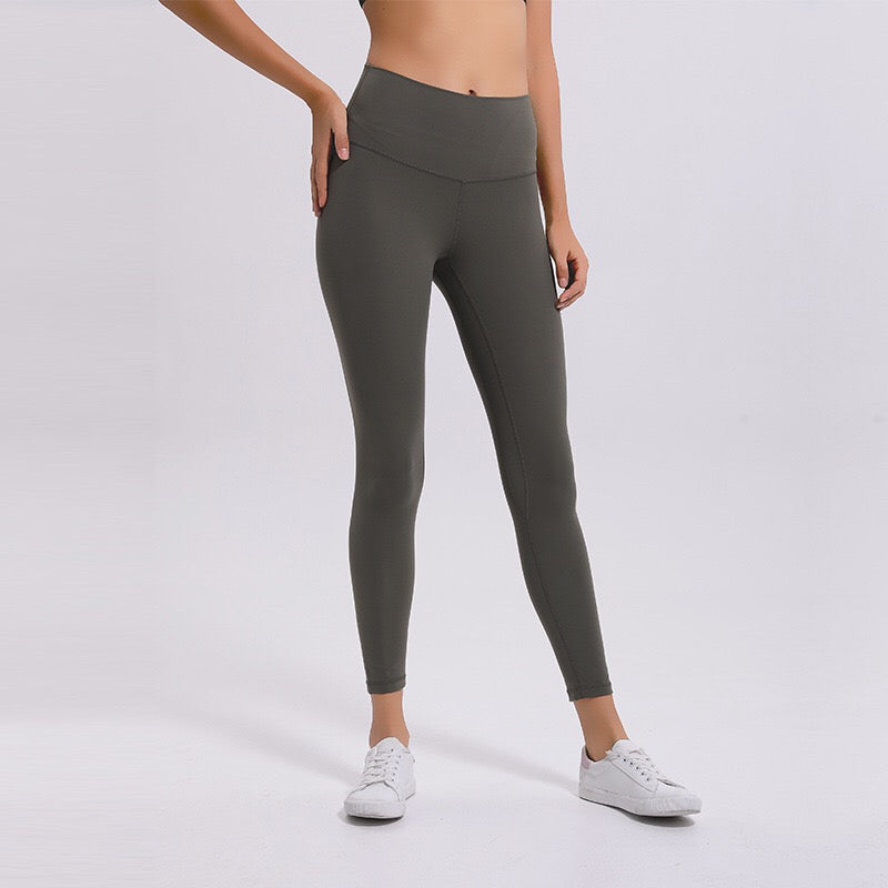 HIGH QUALITY! Arrival Lulu Lemon Align Fabric High Waist Nylon Spandex Material Yoga Fitness Leggings Plus Size New Solid Colors