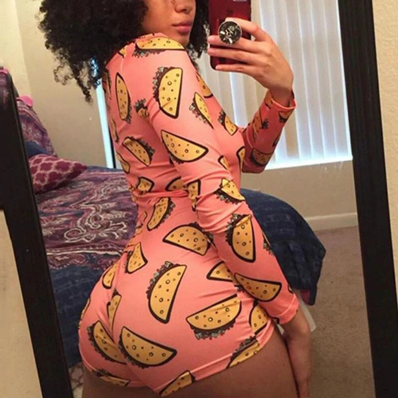 Wholesale Explosion Offer Large Catoon Tight Shorts Break Up Plus Size Sexy Cozy Sleepwear Onesies