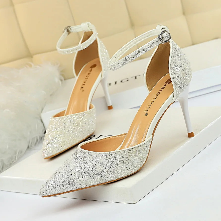 Sparkling Nightfall Heels | 283-1 Luxurious High Heel