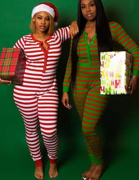 JL109 Christmas Pajamas Loungewear Onesie Sleep Lounge Wear Set Pyjamas Women Sleepwear