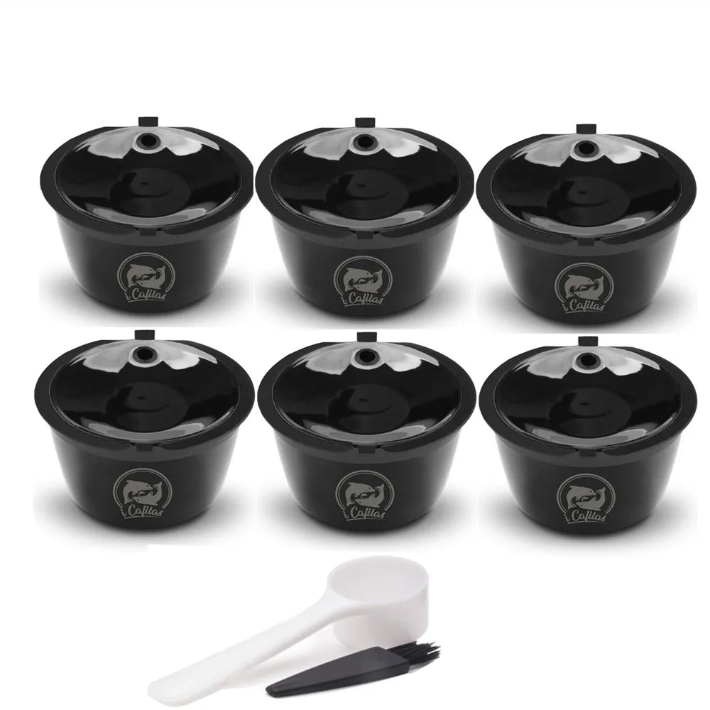 iCafilas for Dolce Gusto Reusable Crema Coffee Capsule Cappuccino Filters Compatible With Nescafe Dolci Gusto Machine