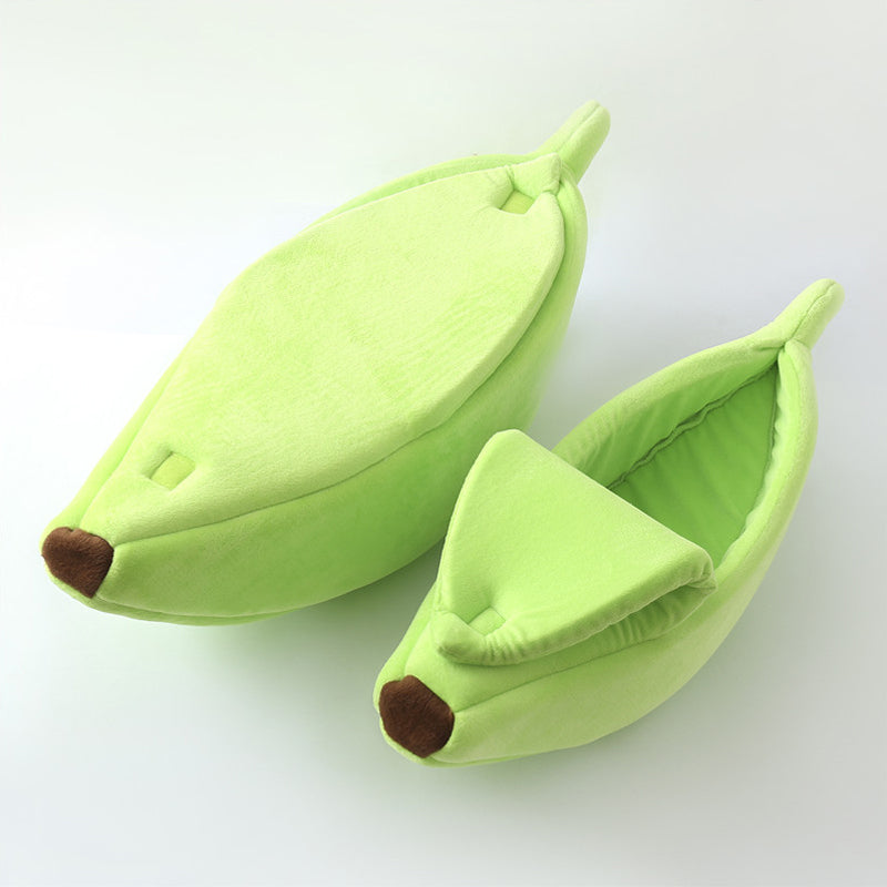 Dog Banana Bed Cat Bed House Cat Mat Beds Warm Durable Portable Pet Basket Kennel Dog Cushion Multicolor Cat Supplies