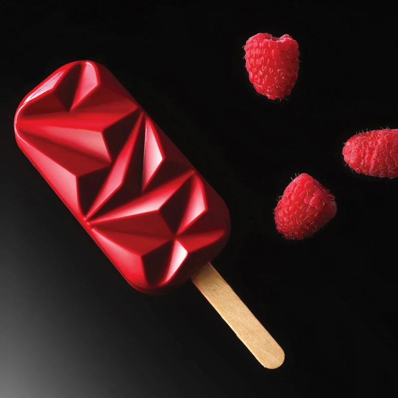 SHENHONG Silicone Popsicle Mold 4 Cavity Ice Cream Maker Summer Child Dessert Cube Tray Freezer Juice Mould Kitchen Tool