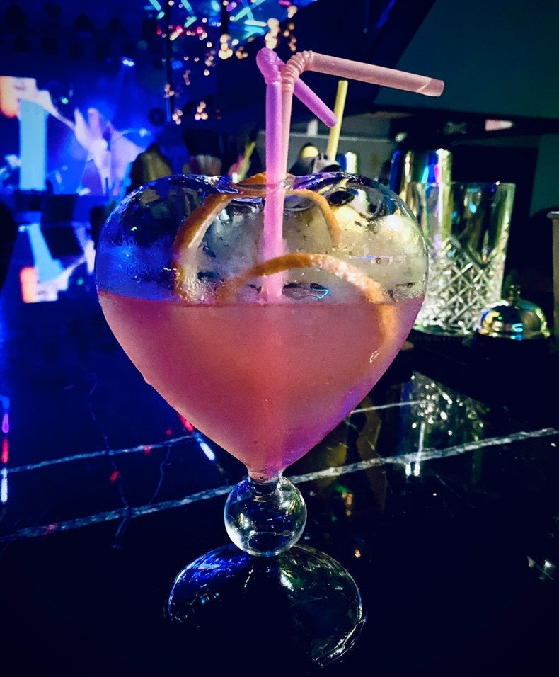200ml Heart Shaped Cocktail Glass Cup High Borosilicate Lovely Glassware Unique 3D Sweet Heart Wine Martini Cocktail Glasses