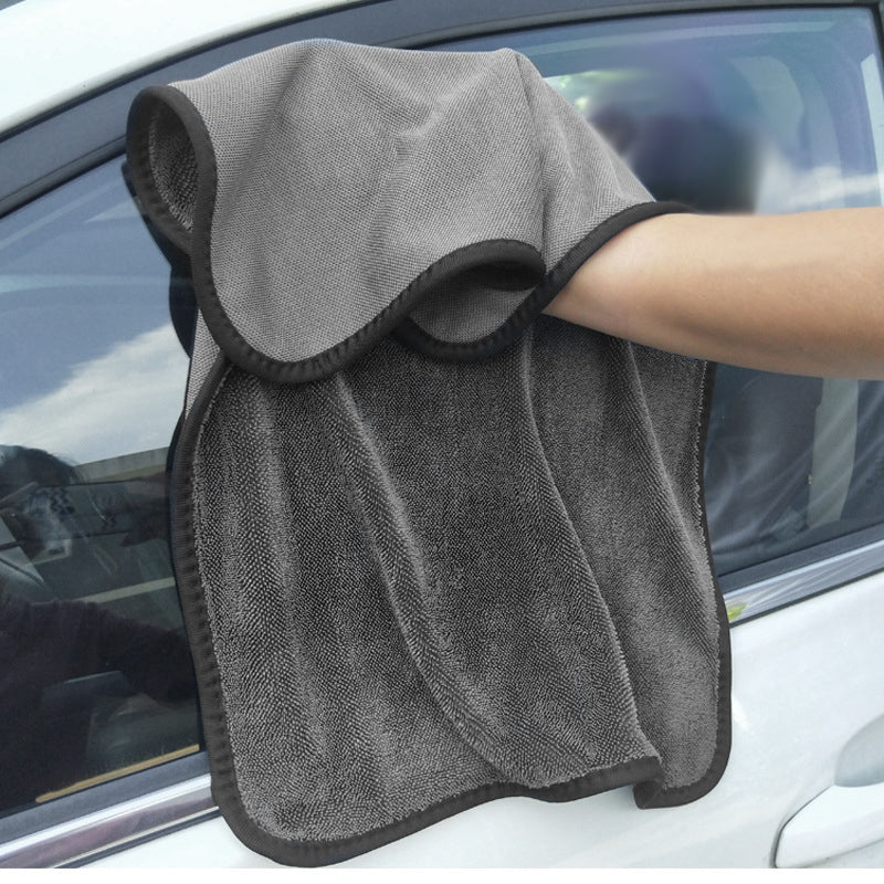 40X40cm Car Wash Accessories Coral Fleece Auto Towel Detailing Cleaning Car Care Washing Clean Cloth Wet and Dry Detailing Towel