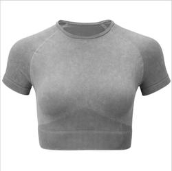 Sports Fitness & Yoga Wear Seamless Knitted Outdoor Workout Gym Fitness 5PCS Sets Long Sleeve Crop Top Bra Shorts Leggings