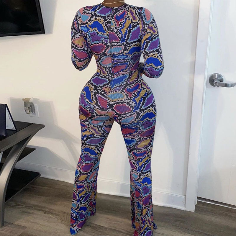 Sexy Women's Long Sleeve Conjoined Body Slimming Buttock Ladies Jumpsuit for Women