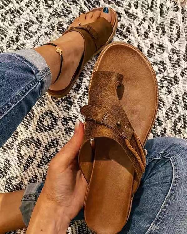 Large Size Spring and Summer Casual Flat Hollow 35-43 Fish Mouth Shoes Women'S Sandals