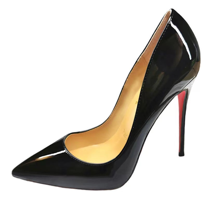High Heels Women Luxury Red Outsole Red Bottom High Heel Party Wedding Glitter Pumps