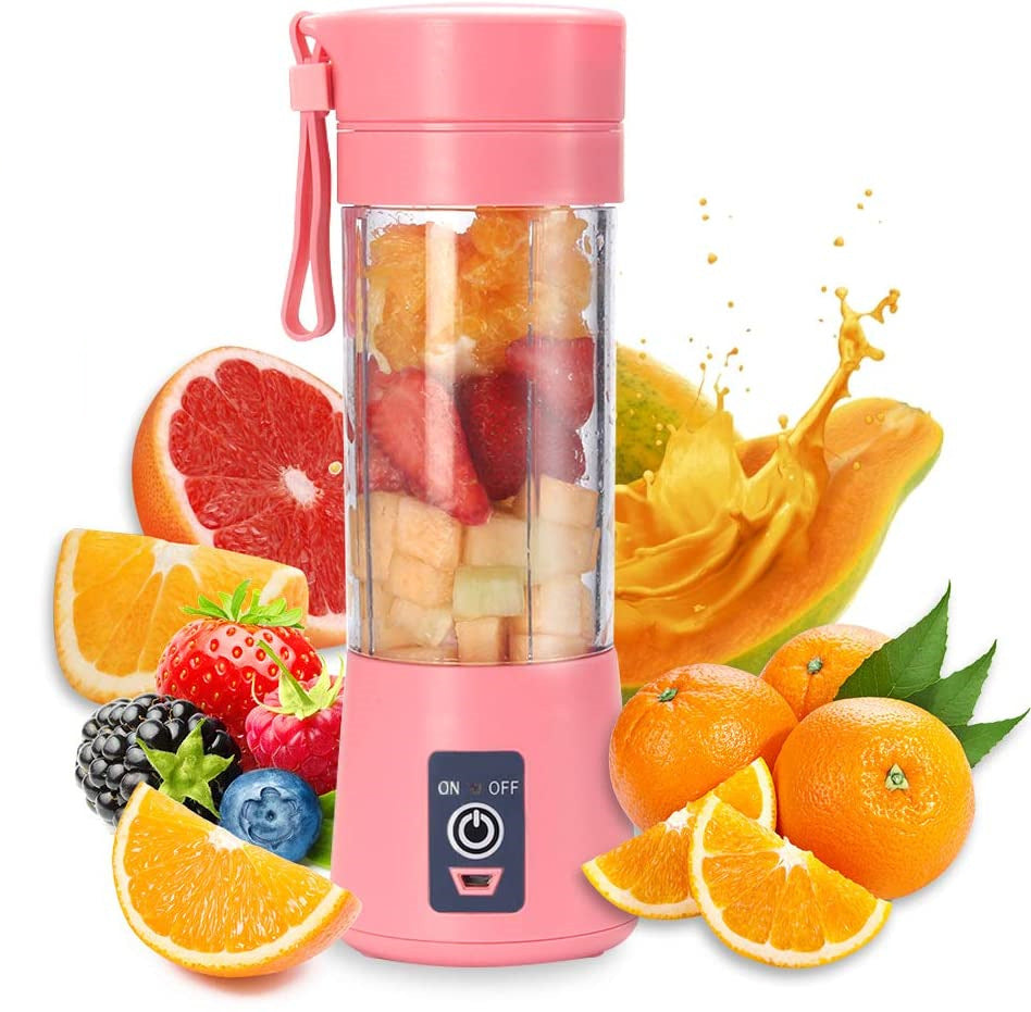 Personal Batidora Portatil Use Mini Blender Home USB 6 Blades Juicer Machine Rechargeable Fruit Juice Portable Blenders