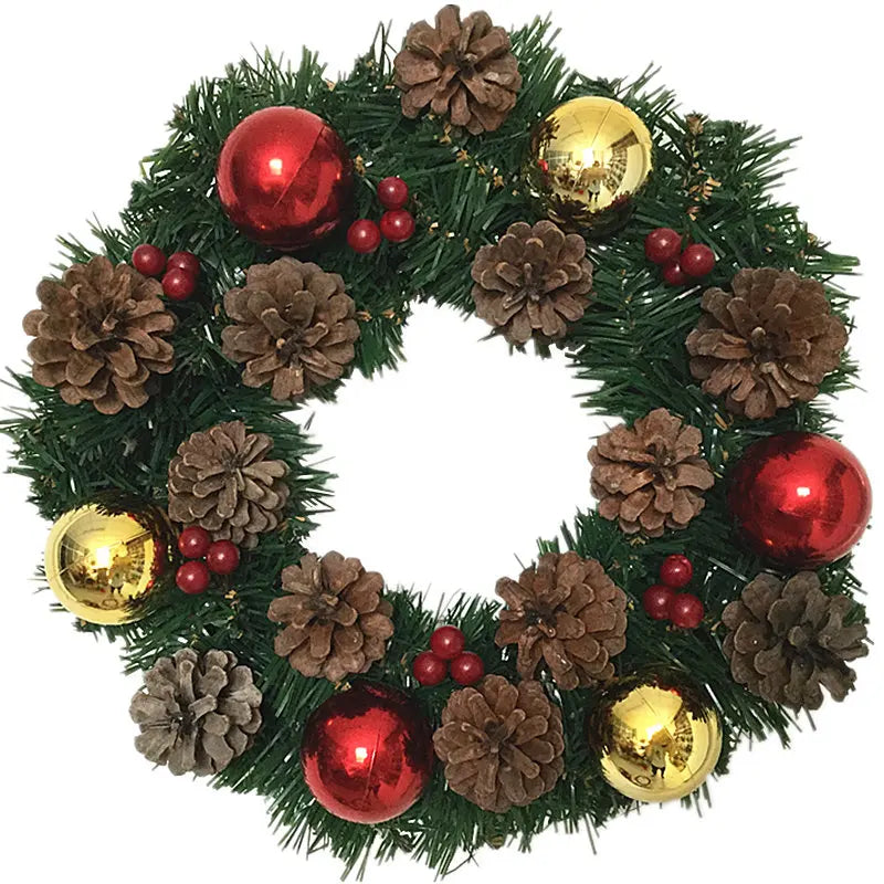 Christmas Wreath Window Door Wall Ornament Decorations Home Halloween Ornaments  Wall Mounted Wreath