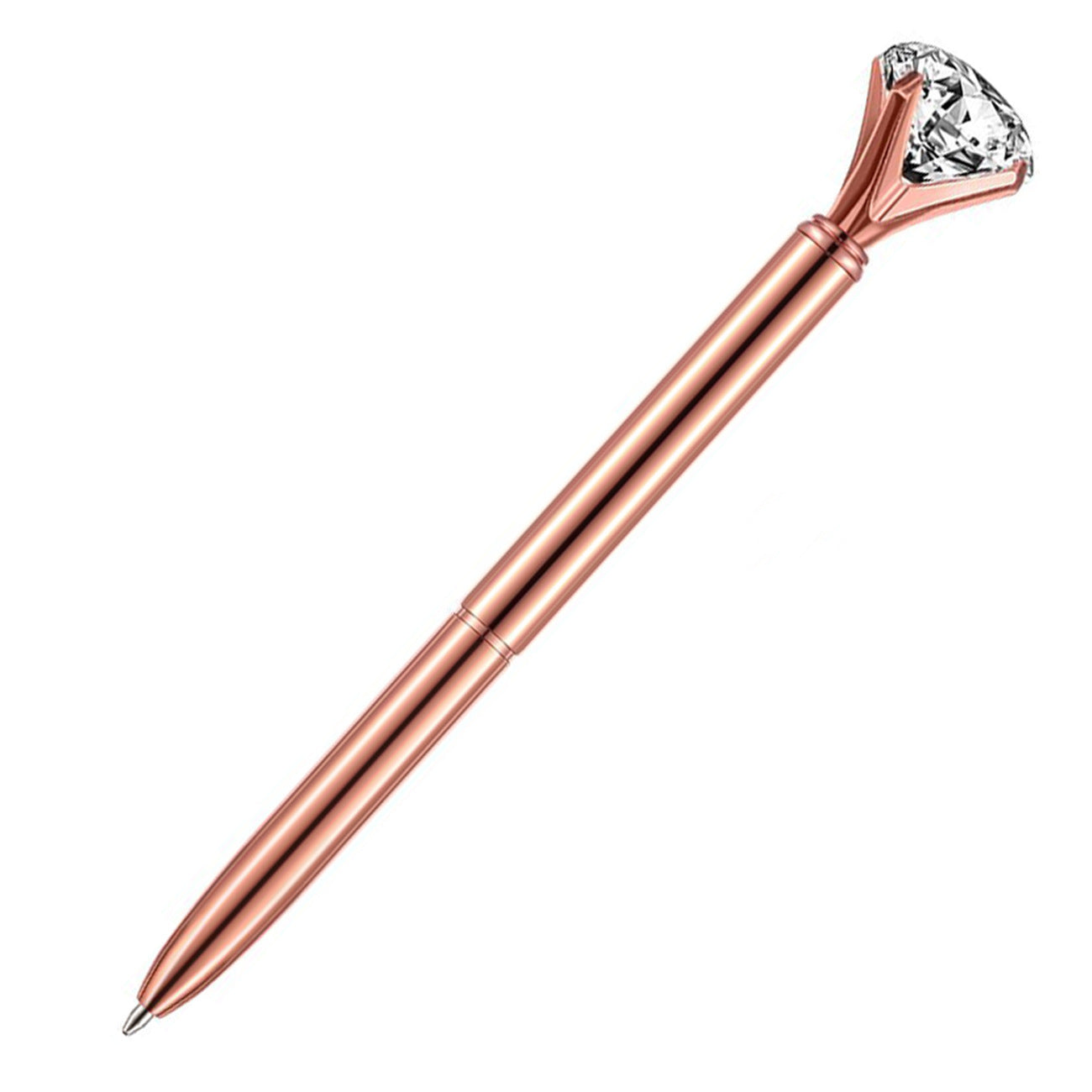 Hot Sell Stock Promotional Pen Personalized Ball Pen Diamond Crystal Metal Ballpoint Pen for Gift
