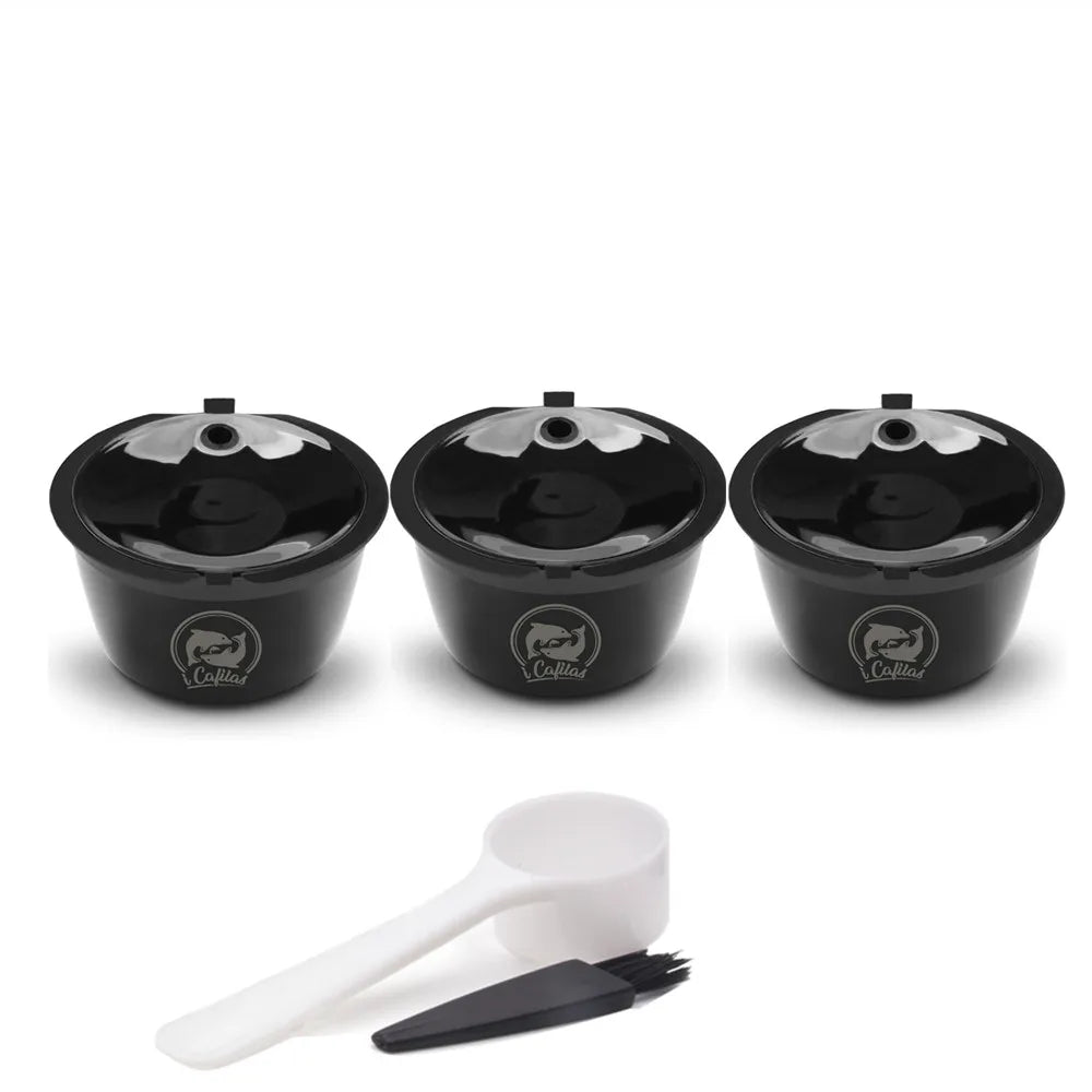 iCafilas for Dolce Gusto Reusable Crema Coffee Capsule Cappuccino Filters Compatible With Nescafe Dolci Gusto Machine