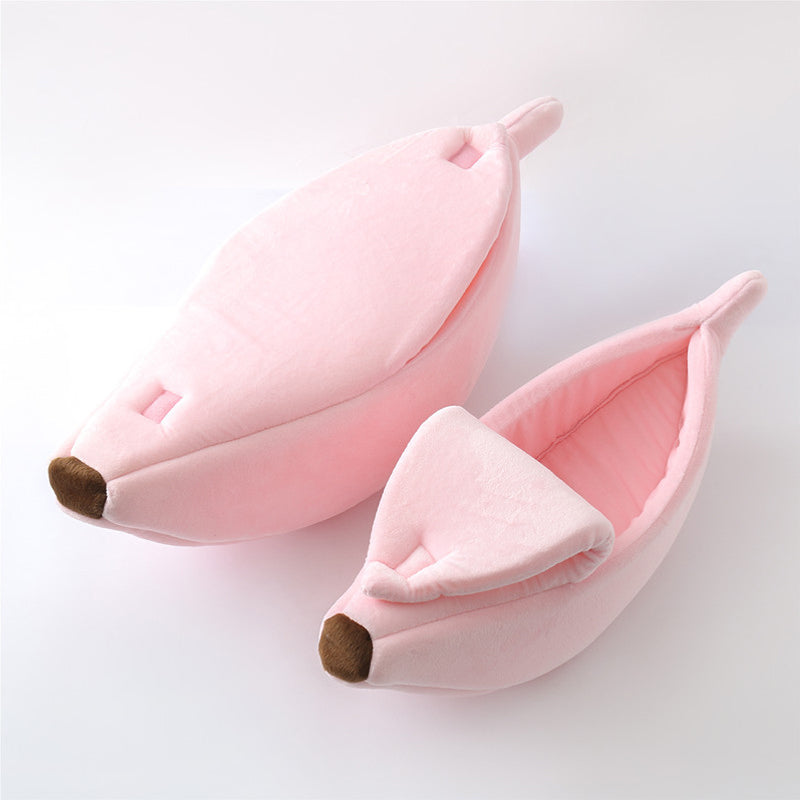 Dog Banana Bed Cat Bed House Cat Mat Beds Warm Durable Portable Pet Basket Kennel Dog Cushion Multicolor Cat Supplies