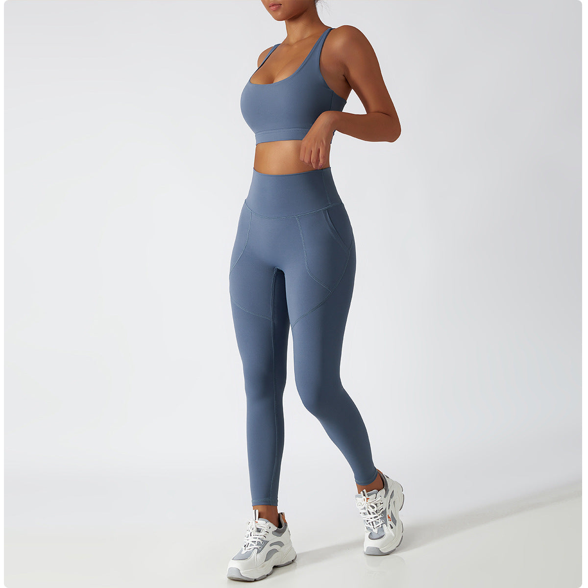 NO MOQ Eco Friendly Activewear Gym Fitness Sets Yoga Wear Recycled Nylon Workout Sets