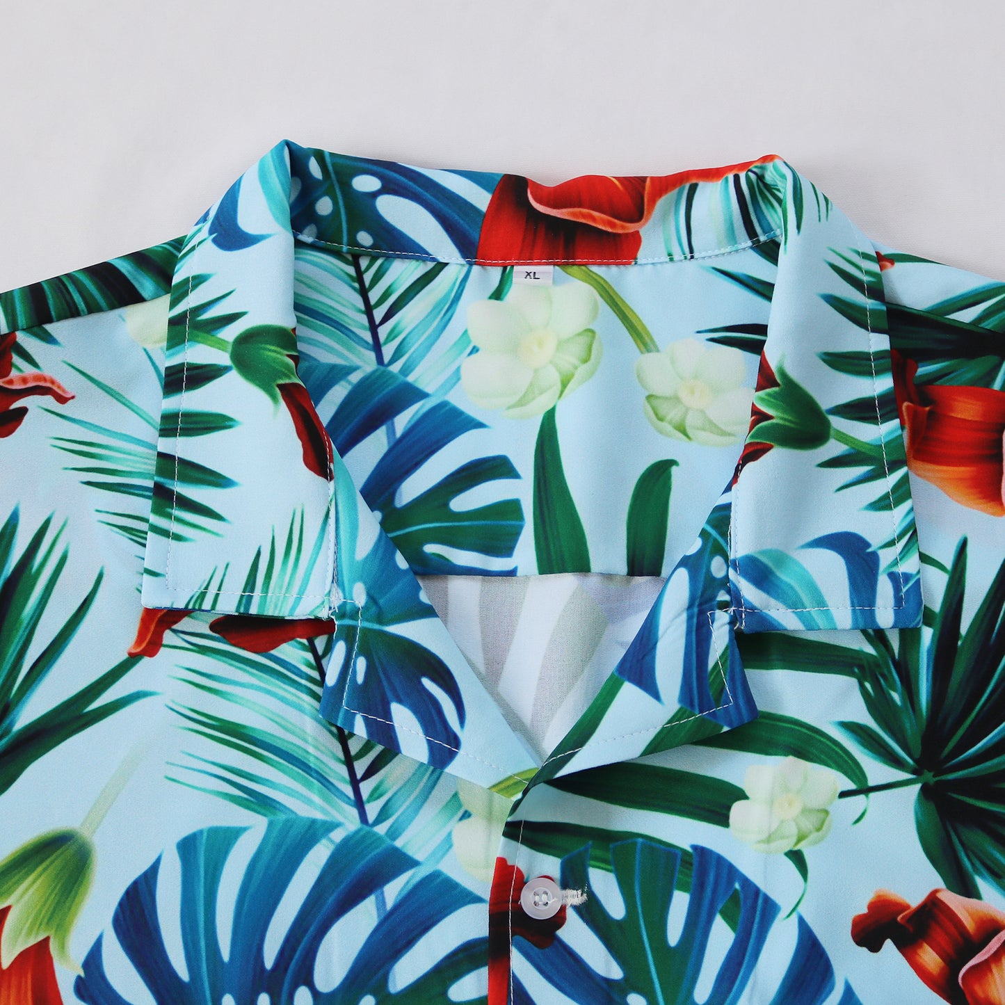 Custom Your Graphic Shirts Men Short Sleeve Two Pieces Set Sublimation Printing Mens Floral Hawaiian Shirt and Shorts Set