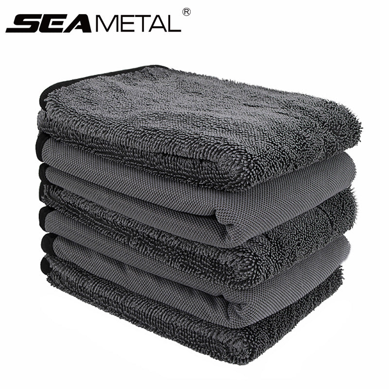 40X40cm Car Wash Accessories Coral Fleece Auto Towel Detailing Cleaning Car Care Washing Clean Cloth Wet and Dry Detailing Towel