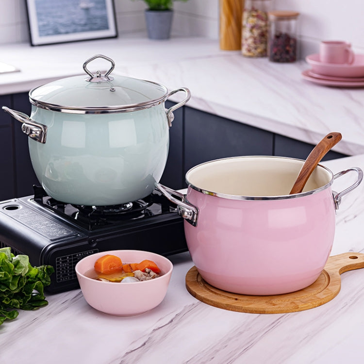 Wholesale Enamel Soup Pot Uncoated Food Supplement Pot for Induction Cooker