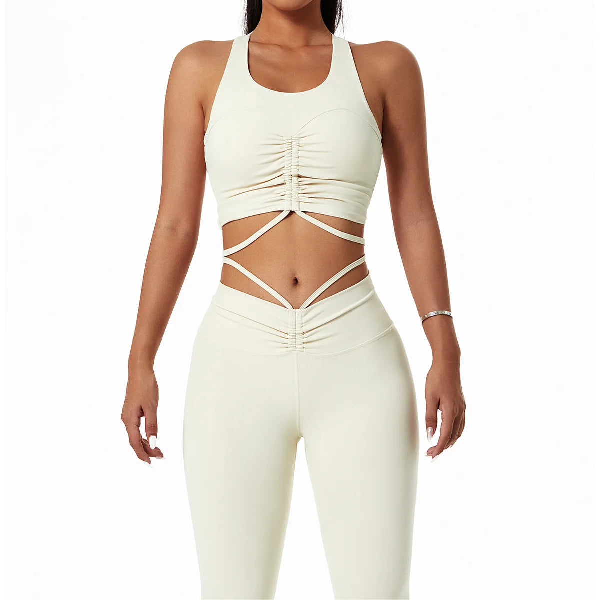 High Quality Designer Custom Nylon Spandex Fitness Yoga Wear Gym Workout Sports Bra for Women