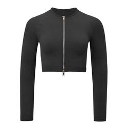 Sports Fitness & Yoga Wear Seamless Knitted Outdoor Workout Gym Fitness 5PCS Sets Long Sleeve Crop Top Bra Shorts Leggings