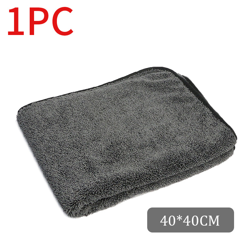 40X40cm Car Wash Accessories Coral Fleece Auto Towel Detailing Cleaning Car Care Washing Clean Cloth Wet and Dry Detailing Towel