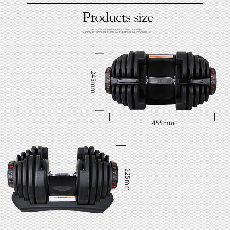 Home Gym Equipment Muscle Home Gym Training Adjustable Dumbbells 40kg