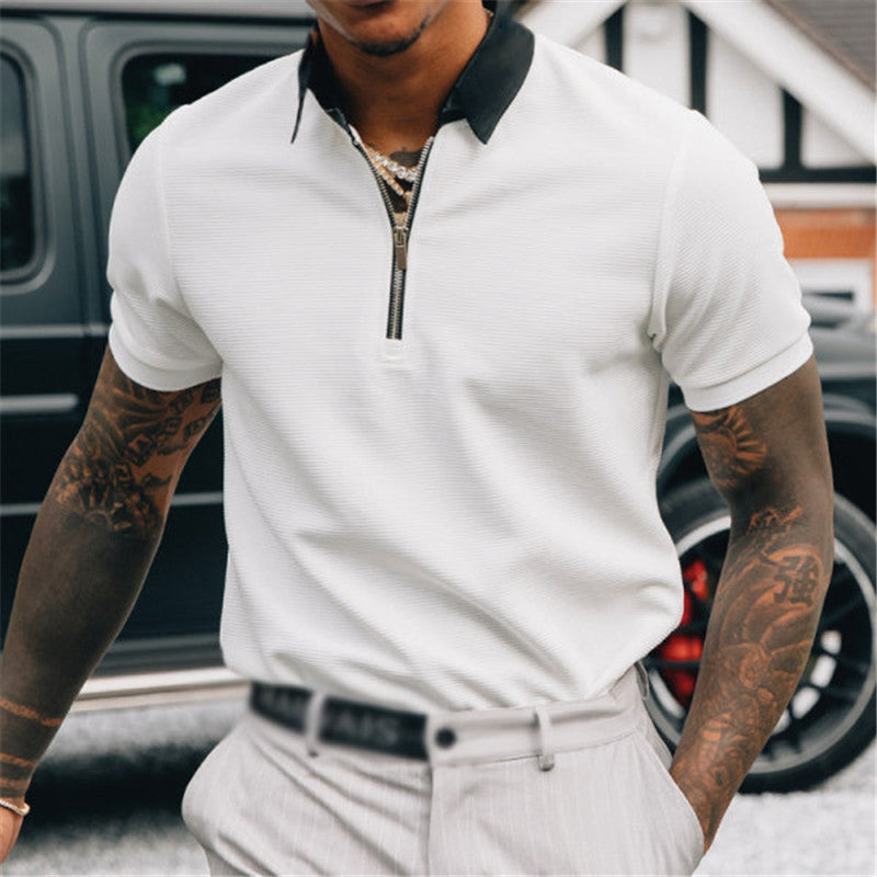 Top Quality Casual Polo Men Clothing Spandex Polyester Embroidered Customize Apparel Fit Dry Golf Polo Shirt