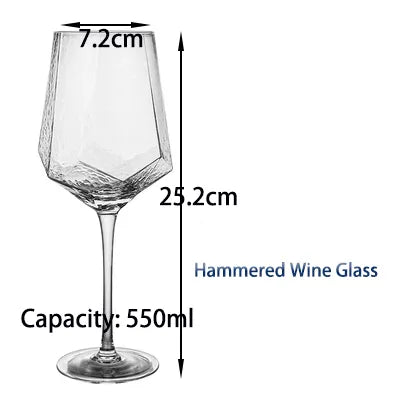 Gold, Hammered, Champagne Glasses, Wine Glasses, Goblet-Champagne Glass