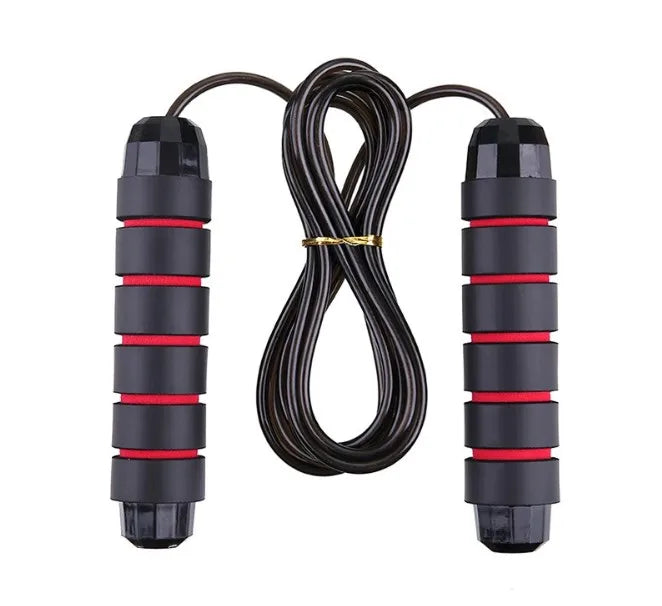 4 Color Adjustable Fitness Weighted Speed Jump Rope With Foam Handle Fitness Exercises for Fitness Home Exercise&Slim Body Free