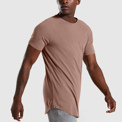 2021 Custom Men's Short Summer Short Sleeve Sports T-Shirts Slim Fit Mens Oem Men T-Shirt