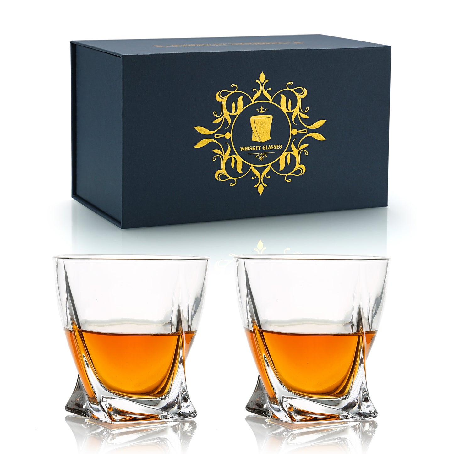 Wholesale Personalized  Whiskey Glass Gift Set Custom Oem   Whiskey Glasses Set Tumbler Wine Glasses
