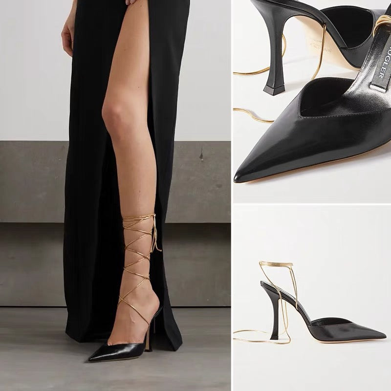 Luxury Shoes Women High Quality Heel Jimy Chooo Bandage Mature Sexy Women High Heels Sexy Classic Sandals High Heel Shoes