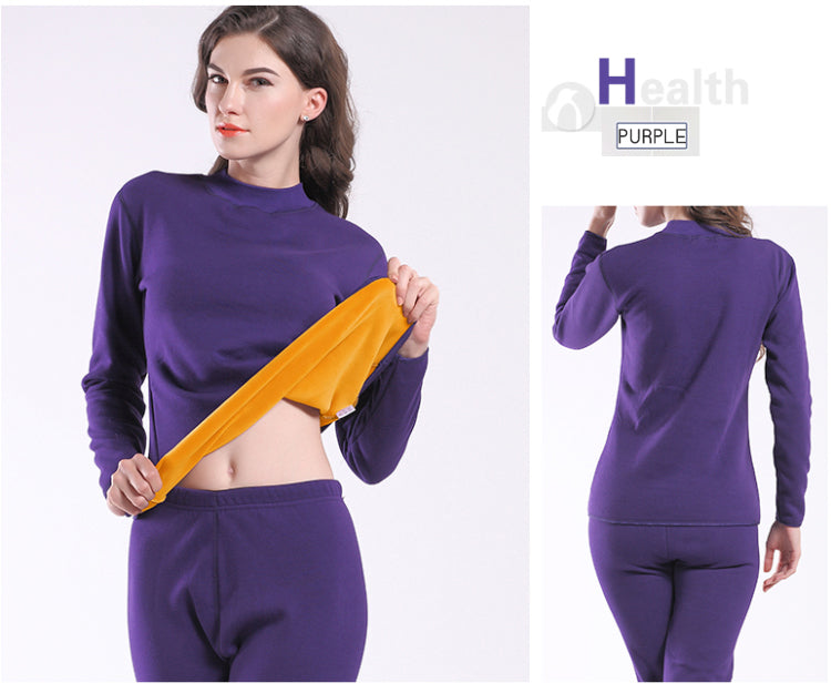 Men and Women Comfort Skins Seamless Thick Thermal Set Women Wear Long Johns Underwear Women Set Men Thermal Underwear