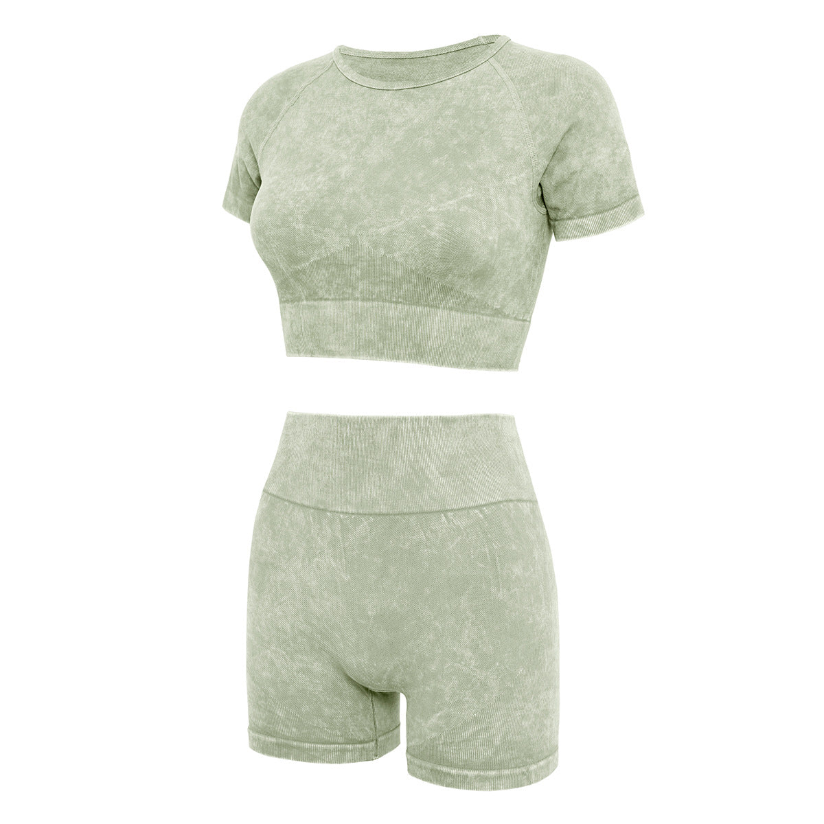 New Arrival Seamless Women Yoga Shorts Set Fitness Wear Sports Yoga Suit Workout Set Two Piece Top and Pants Yoga Wear