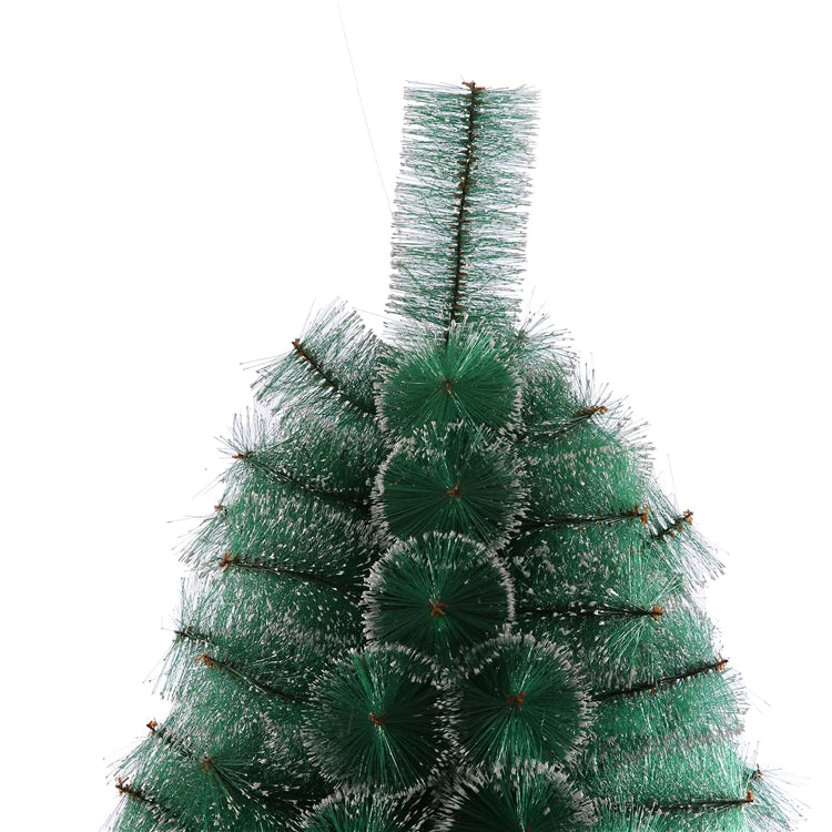 Christmas Decoration Supplier 60CM 2FT PET Pine Needle Christmas Tree With White Dust