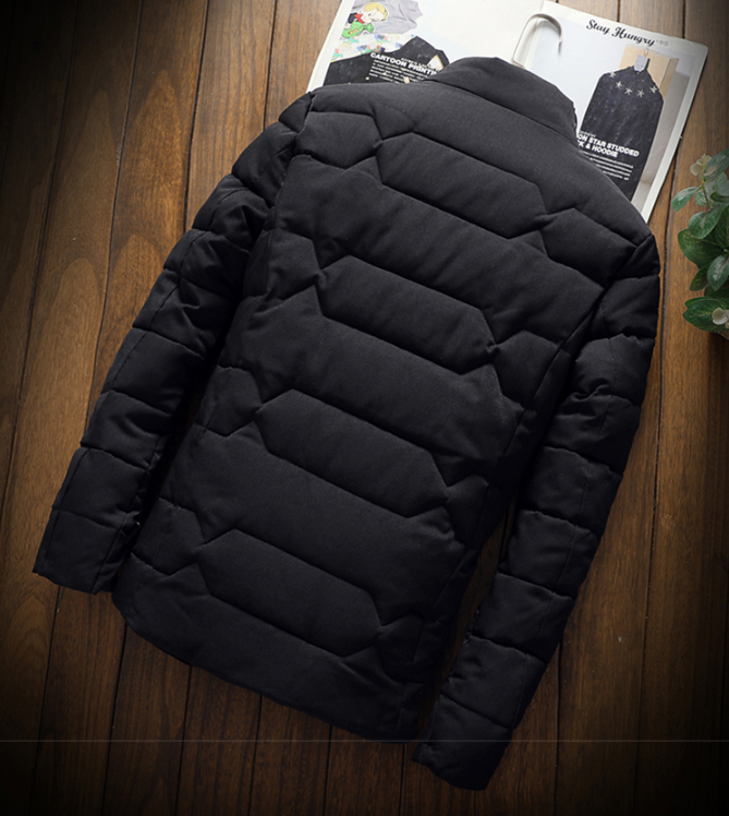 2021 Winter Fashion Casual Thicken Warm Cotton Jacket Slim Clothes Wear Mens Jacket Men's Jackets & Coats