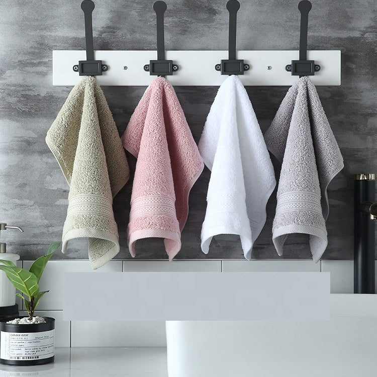 Wholesale Logo Jacquard Bath Towel for Hotel Spa Gym Home Use Towel Set