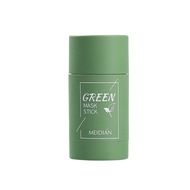 Free Shipping  Green Musk Stick  Green Tea Cleansing Mask Remove Blackhead Mud Mask Purifying Clay Stick Mask