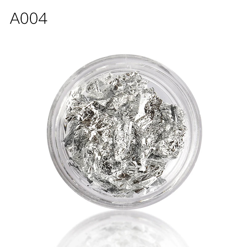 Gold Aluminum Foils 3D Mesh Nail Stickers Stripe Line Nail Art Decal Wraps Slider Manicure DIY Nail Art Decoration Accesorios